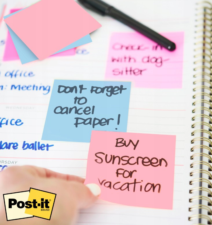 Karteczki samoprzylepne Post-it  73mmx73mm transparentne 600-1 TRSPO pastel blue 71003394509 3M